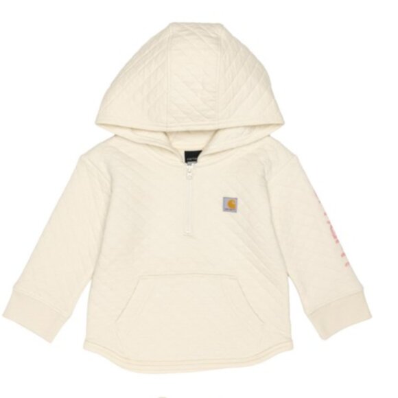 NEW CARHARTT Toddler Boys- girls  Quilted Jersey Half Zip Sweatshirt 725 1j8 - Picture 3 of 7